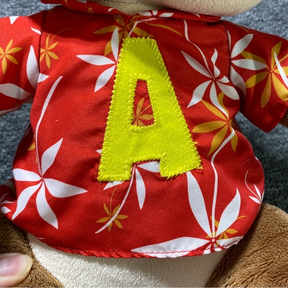 Build A Bear Alvin and The Chipmunks Alvin Stuffed Plush Chipmunk 12" Hawaiian - Picture 3 of 10